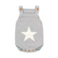 Grey-Romper-Sleeveless-Strap-Knit-Stars-Print-Bodysuit-Jumpsuit-Infant-Independence-Day-Outfit-A030-Front