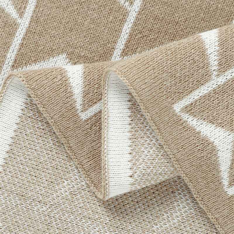 Khaki-Baby-Receiving-Blanket-for-Girls-and-Boys-Organic-Cotton-Knit-Soft-Warm-Swaddling-Blanket-A075-Detail-2