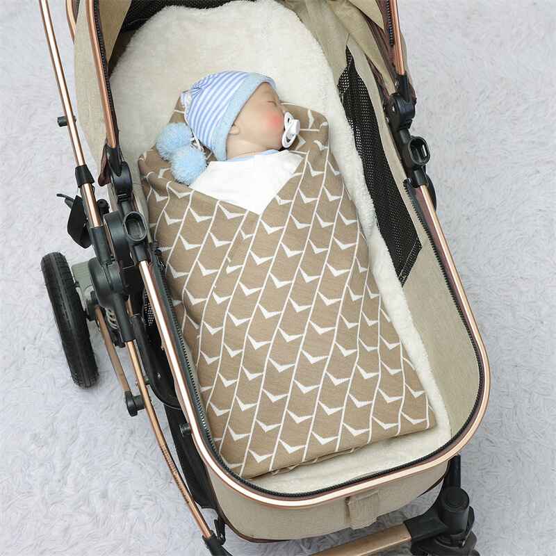 Khaki-Baby-Receiving-Blanket-for-Girls-and-Boys-Organic-Cotton-Knit-Soft-Warm-Swaddling-Blanket-A075-Scenes-1