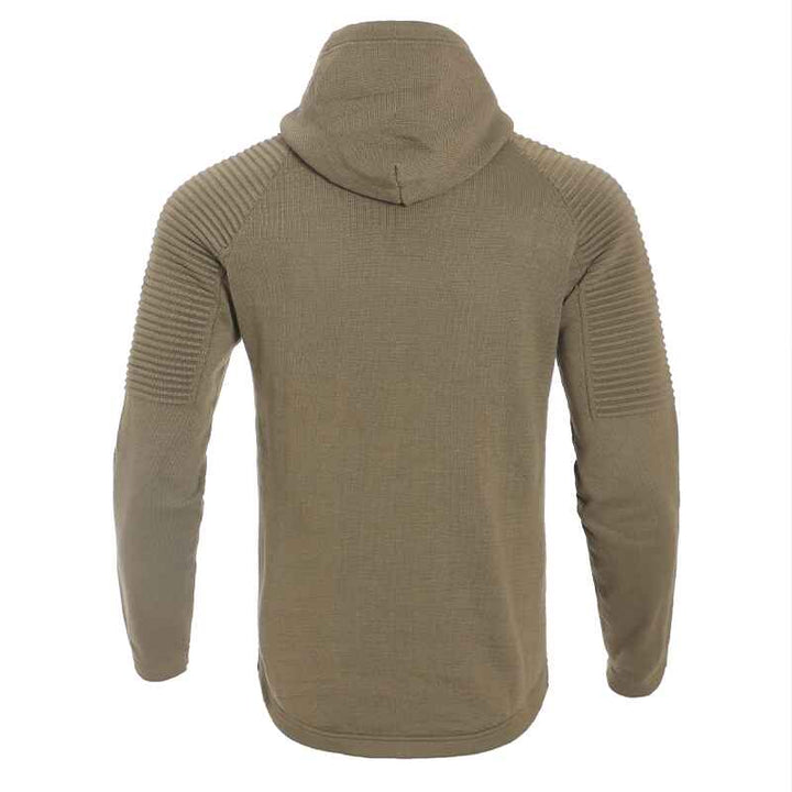 Light-Brown-Mens-Autumn-And-Winter-Stylish-Fitness-Sports-Long-Sleeve-Hoodie-G094-Front-Back
