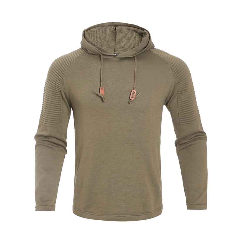 Light-Brown-Mens-Autumn-And-Winter-Stylish-Fitness-Sports-Long-Sleeve-Hoodie-G094-Front