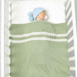Light-Green-Baby-Blanket-Cotton-Knit-Soft-Cozy-Newborn-Boy-Girls-Swaddle-Receiving-Blanket-A076-Scenes-2