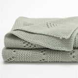     Light-Green-Knitted-Baby-Blanket-Crochet-Knit-Cellular-Breathable-Soft-Baby-Blankets-for-Toddler-Newborn-Boy-Girls-A040-Detail-4
