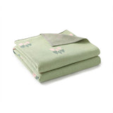    Light-Green-Swaddling-Baby-Blanket-for-Girls-and-Boys-100_-Cotton-Knit-Buttery-Soft-Cozy-Receiving-Swaddle-Crib-Stroller-Blanket-A059