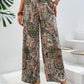 Women's Boho Palazzo Pants Wide Leg Beach Pants High Waisted Lounge Pants