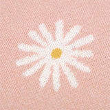 Pink-100_-Cotton-Baby-Blanket-Knit-Soft-Cozy-Swaddle-Receiving-Blankets-Toddler-Infant-Blanket-with-Lovely-Sun-Flower-A041-Detail-5