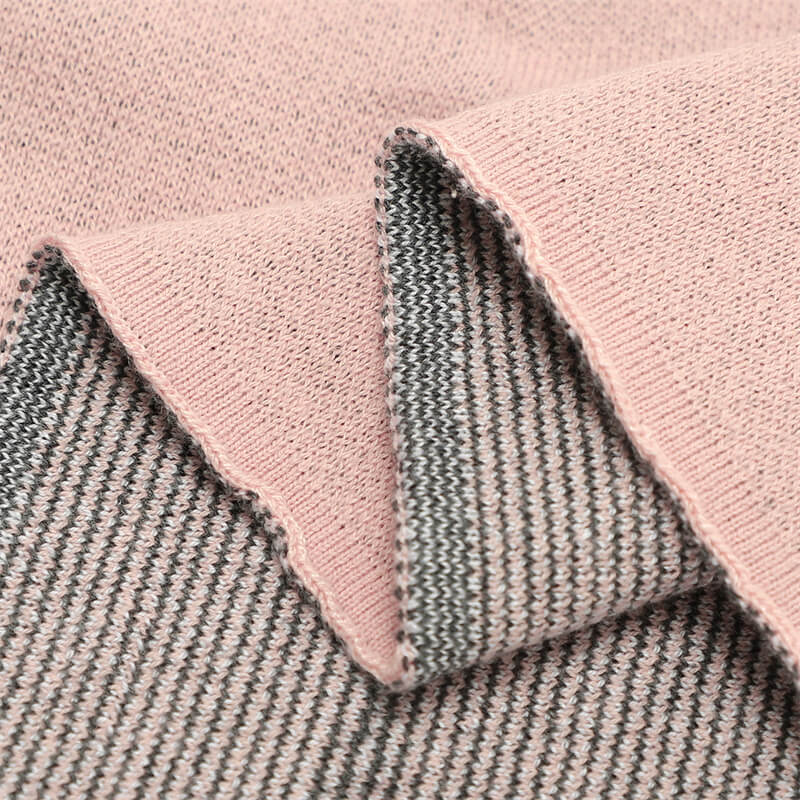     Pink-Baby-Blanket-Knit-Cellular-Toddler-Blankets-for-Boys-and-Girls-A055-Detail-3