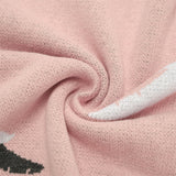 Pink-Baby-Blanket-Knit-Cellular-Toddler-Blankets-for-Boys-and-Girls-A055-Detail-4