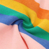 Pink-Baby-Knit-Romper-Toddler-Short-Sleeve-Jumpsuit-Sunsuit-Clothes-A025-Detail