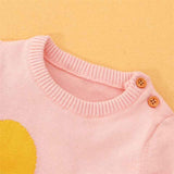 Pink-Baby-Knit-Romper-Toddler-Short-Sleeve-Jumpsuit-Sunsuit-Clothes-A025-Neck