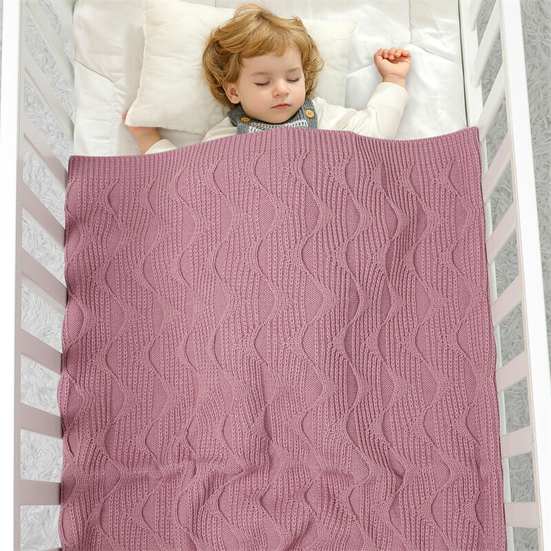 Pink-Cable-Knit-Baby-Blanket-Receiving-Blankets-Crochet-Safe-Natural-Blanket-for-Newborn-Boy-Girls-A034-Scenes-4