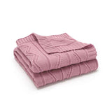 Pink-Cotton-Knit-Baby-Blanket-Receiving-Crochet-Safe-Knitted-Gender-Blankets-for-Newborn-Boy-Girls-A046