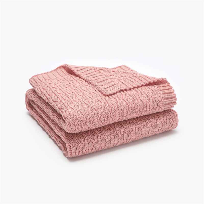 Pink-Knit-Baby-Blankets-Neutral-Cable-Knitted-Soft-Toddler-Blankets-for-Girls-Boys-A077