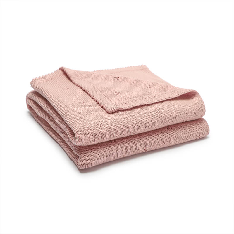 Pink-Knit-Baby-Receiving-Blankets-for-Girls-_-Boys-Gender-Neutral-100_-Soft-Fine-Loomed-Cotton-Quilt-Blanket-A045