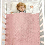     Pink-Neutral-Baby-Blankets-Cotton-Baby-Girl-Receiving-Blankets-Infant-Swaddle-Baby-Blanket-A065-Scenes-3