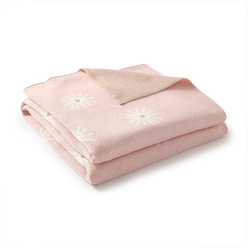 Pink-Newborn-Baby-Boy-Nursery-Pram-Swaddling-Blanket-Infant-Girl-Security-Crocheted-Crib-Blanket-A067