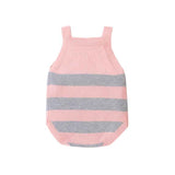 Pink-Newborn-Baby-Girl-Knit-Rainbow-Romper-Bodysuit-Sleeveless-Square-Neck-Jumpsuit-A029-Back