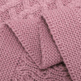 Pink-Waffle-Baby-Blankets-Nursery-Blankets-for-Boys-and-Girls-Swaddle-Blankets-Neutral-Soft-Lightweight-knitted-Blankets-A050-Detail-3