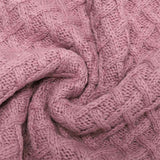     Pink-Waffle-Baby-Blankets-Nursery-Blankets-for-Boys-and-Girls-Swaddle-Blankets-Neutral-Soft-Lightweight-knitted-Blankets-A050-Detail-4