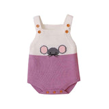 Purple-Newborn-Baby-Boy-Girl-Colorblock-Knit-Sleeveless-Cute-Mouse-Pattern-Bodysuit-Jumpsuit-Set-Sleeveless-A016-Front