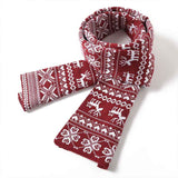    Red-New-Mens-Fashion-Scarf-Diamond-Stripe-Retro-Love-Deer-Pattern-Leisure-Outgoing-Sports-D022