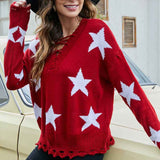 Red-Star-Patterned-Pullover-Sweater-for-Women-Comfortable-Long-Sleeve-Tops-and-Lightweight-K608