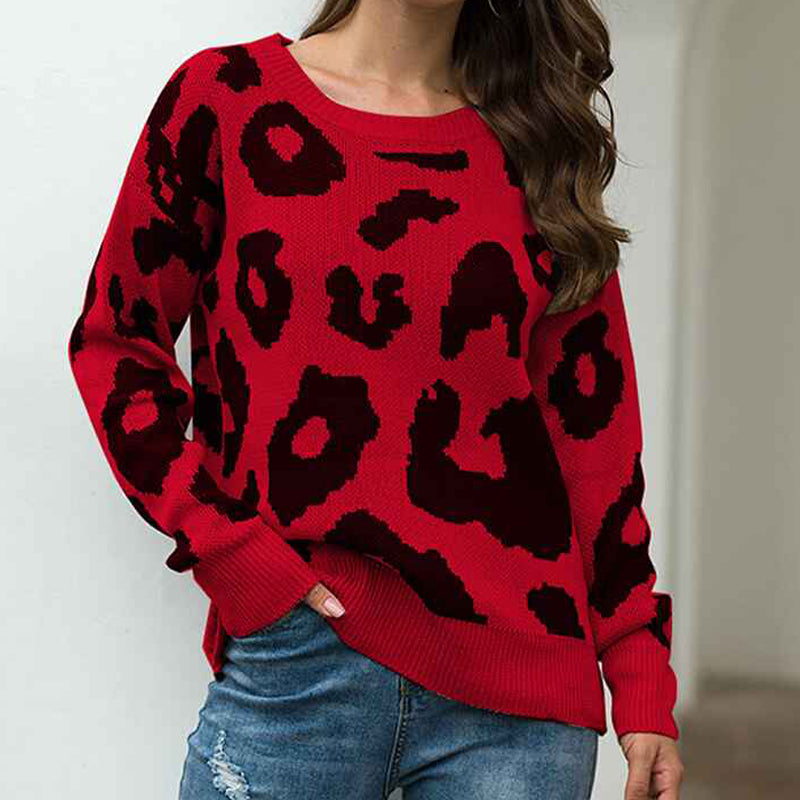Red-Womens-Sweaters-Casual-Oversized-Leopard-Printed-Crew-Neck-Long-Sleeve-Knitted-Pullover-Tops-for-Winter-K354