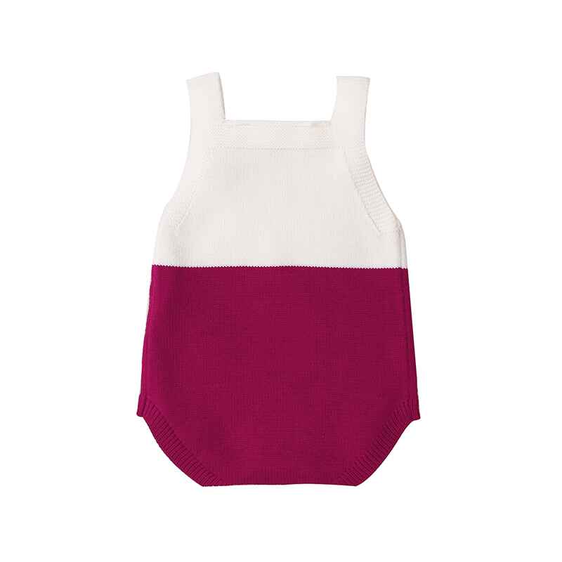 Rose-Red-Newborn-Baby-Boy-Girl-Colorblock-Knit-Sleeveless-Cute-Mouse-Pattern-Bodysuit-Jumpsuit-Set-Sleeveless-A016-Back