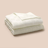 White-Baby-Blankets-Neutral-Cotton-Knit-Blanket-Safe-Crochet-Newborn-Swaddle-for-Crib-Stroller-Boy-Girls-A073