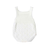 White-Infant-Baby-Girls-And-Boy-Summer-Outfits-Fly-Sleeve-Solid-Knit-Romper-Tops-Short-Pants-Headband-Casual-Clothes-Set-A011-Back