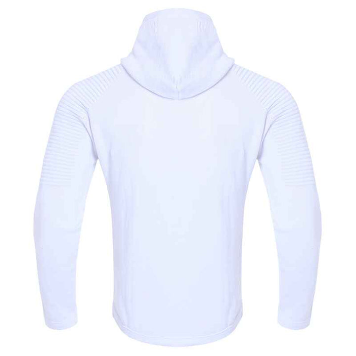 White-Mens-Autumn-And-Winter-Stylish-Fitness-Sports-Long-Sleeve-Hoodie-G094-Back