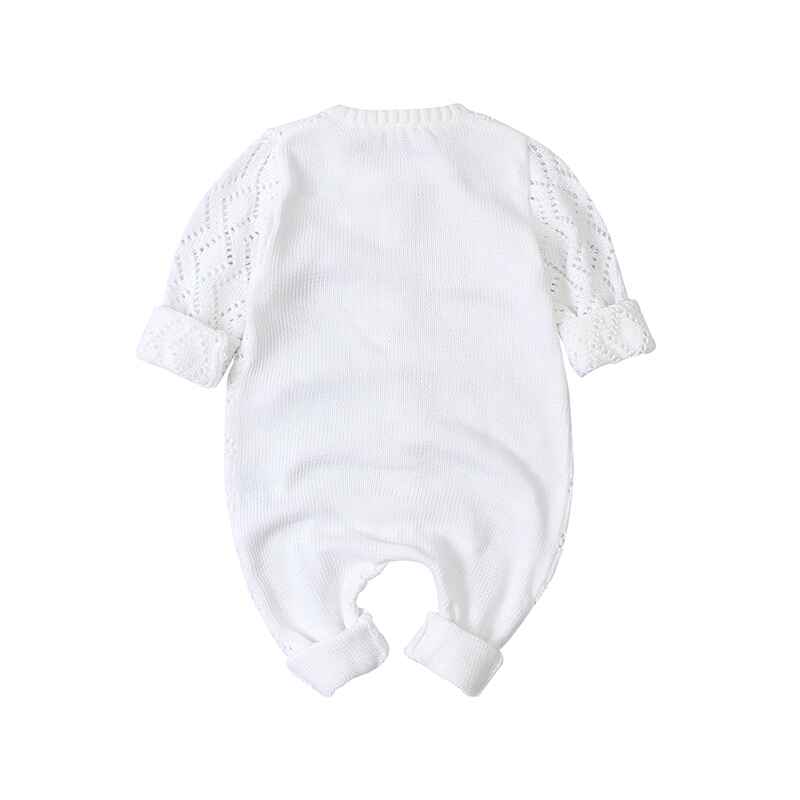    White-Newborn-Knit-Romper-Round-Neck-Jumpsuit-Hollow-Breathable-Bodysuit-for-Baby-Girls-Boys-A021-Back