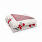 White-Premium-Soft-Cotton-Cable-Knit-Baby-Blankets-Baby-Nursery-Stroller-Blanket-A087