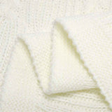     White-Pure-Cotton-Baby-Blanket-Knit-Cellular-Toddler-Blankets-for-Boys-and-Girls-A084-Detail-2