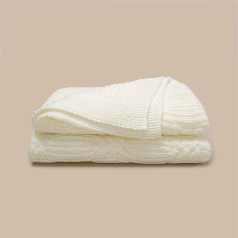 White-Pure-Cotton-Baby-Blanket-Knit-Cellular-Toddler-Blankets-for-Boys-and-Girls-A084