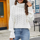White-Womens-Turtleneck-Long-Sleeve-Cable-Knit-Sweaters-K603-Front-2