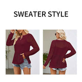 Wine-Red-Womens-Sweaters-Causal-Long-Sleeve-V-Neck-Lightweight-Corchet-Pullover-Sweater-Tops-k609-Detail