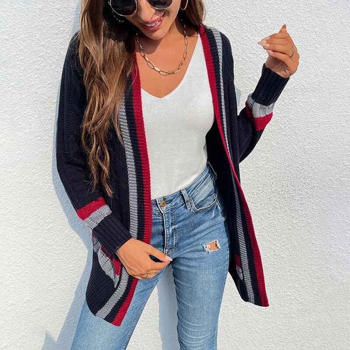 Womens-Striped-Sweater-Cardigan-Casual-Color-Block-Draped-Kimono-Long-Sleeve-Open-Front-Sweater-Coats-K627-Front-2