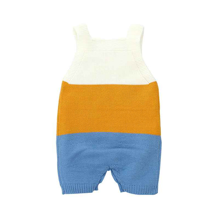 Yellow-Newborn-Baby-Boy-Color-Block-Knit-Sleeveless-Sailing-Pattern-Bodysuit-Jumpsuit-Set-Sleeveless-A018-Back