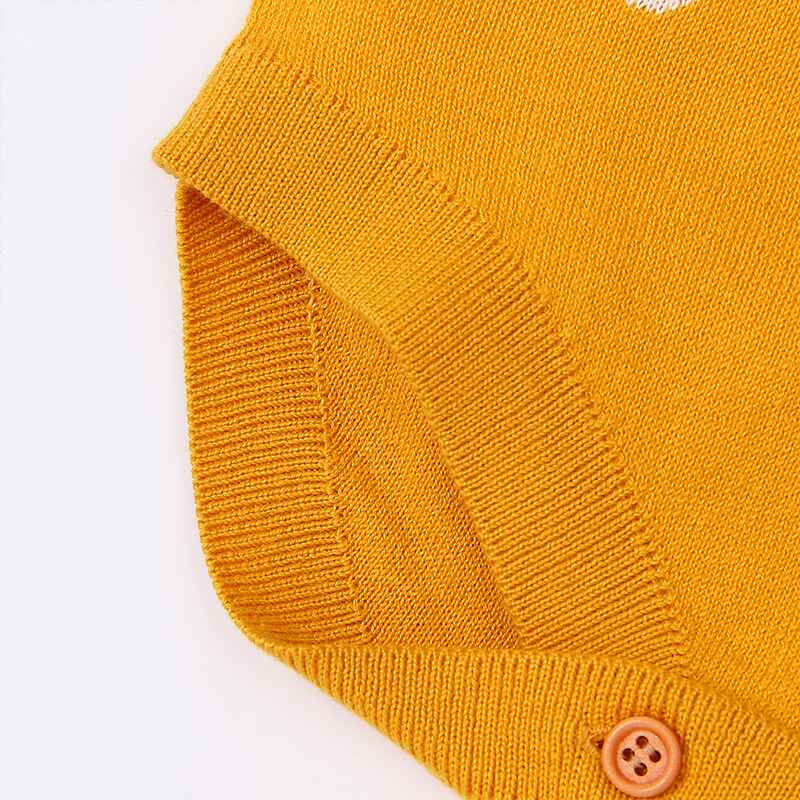 Yellow-Newborn-Baby-Boy-Girl-knitted-Sleeveless-Straps-Bodysuit-Romper-Jumpsuit-Outfits-Long-Sleeve-A017-Foot