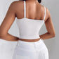 Lace V Neck Spaghetti Strap Bralette Camisoles Sexy Soft Crop Tank Top