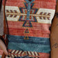 Aztec Geometric Striped Print Tank Top