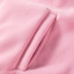 Pink Colorblock Patchwork Half Zip Oversized Sherpa Hoodie