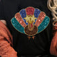 Black Glitter Turkey Graphic Thanksgiving T Shirt