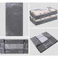 Gray Foldable Clear Window Zipper Storage Bag