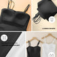 Spaghetti Strap Built in Bra Slim Fit Tank Top Sexy Back Criss Cross Workout Camisole Tops
