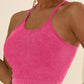 U Neck Racer Back Crop Active Top