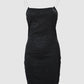 Chain Strap Glitter Bodycon Dress