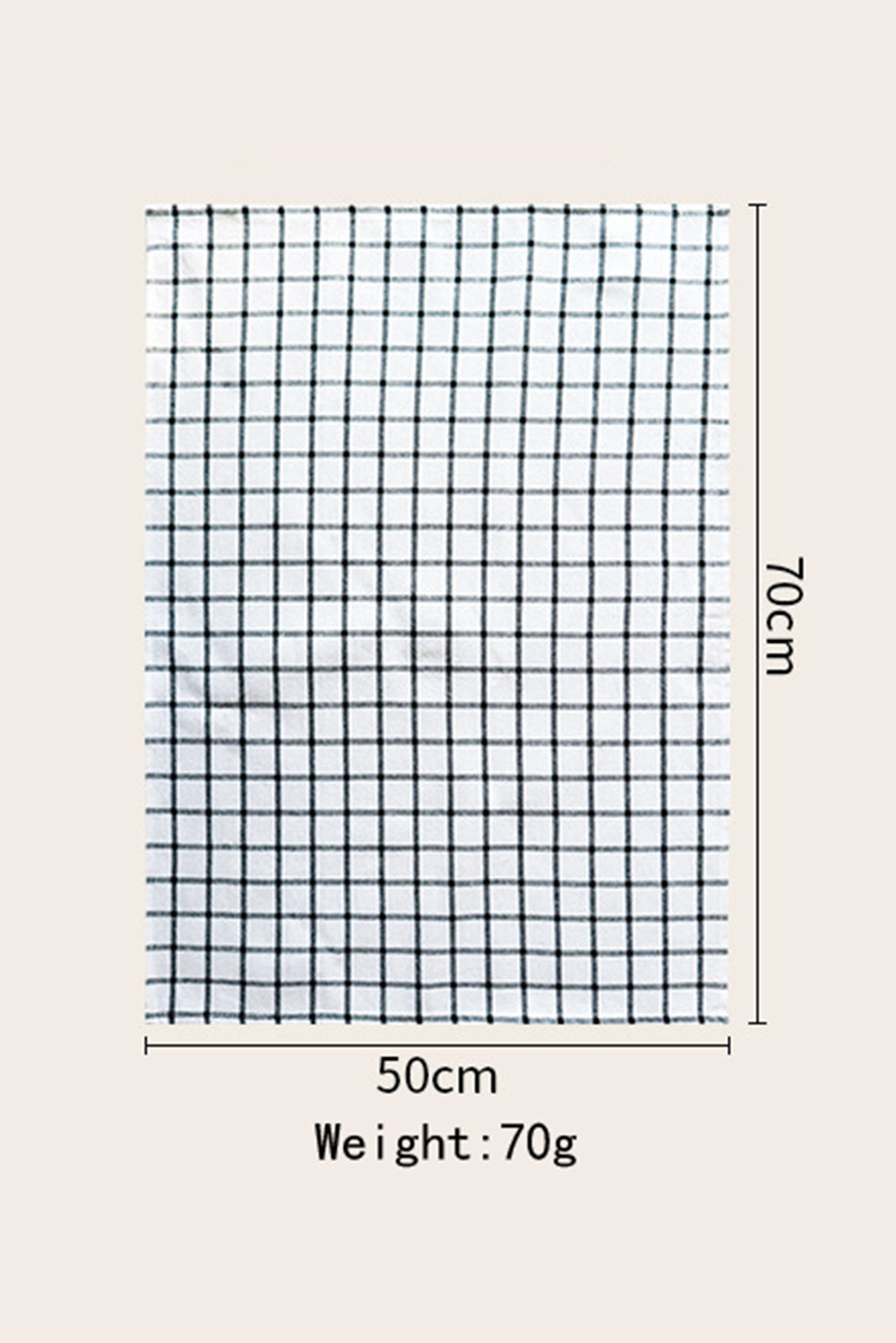 White Multifunctional Cotton Kitchen Decor Dishes Towel