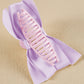 Orchid Petal Bow Decor Large Hair Claw Clip